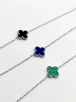 Pulseira em aço inoxidável inspiração Van Cleef